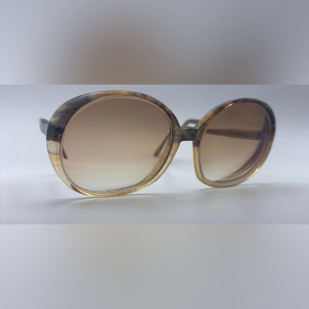 Vintage Rodenstock Silvana Brown Translucent Oval Sunglasses Frames Only